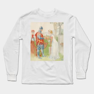 Lisana and Margon by Carl Larsson Long Sleeve T-Shirt